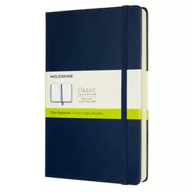 Записная книжка нелинованая Moleskine "Classic Expended" Large 13х21 cм 400 стр., обл синий сапфир