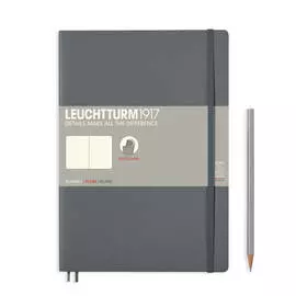 Записная книжка нелинованная Leuchtturm Composition В5 123 стр., мягкая обложка глубокий серый