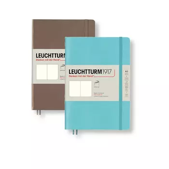 Записная книжка нелинованная Leuchtturm Rising Colours А5 123 стр., мягкая обложка