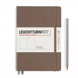 Записная книжка нелинованная Leuchtturm Rising Colours А5 251 стр., твердая обложка теплая земля