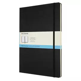 Записная книжка, пунктир Moleskine "Classic" 21х30 см 192 стр, твердая обложка черная