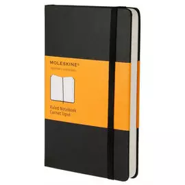 Записная книжка в линейку Moleskine "Classic" Large, обложка черная