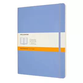 Записная книжка в линейку Moleskine "Classic Soft" XLarge 19х25 см 192 стр., обложка мягкая голубая