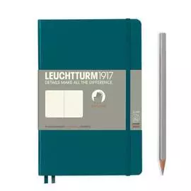 Записная книжка в точку Leuchtturm Paperback В6+ 123 стр., мягкая обложка тихоокеанский зеленый