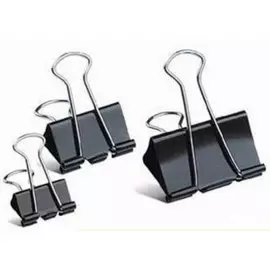 Зажим для бумаги Attache 19 мм черный