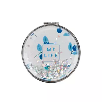 Зеркальце карманное складное MESHU "Color magic"