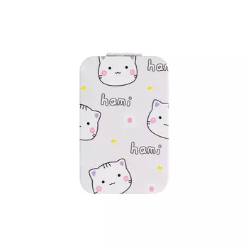 Зеркальце карманное складное MESHU "Hameow"