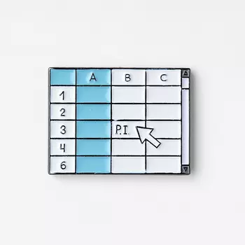 Значок эмалированный "Exсel"