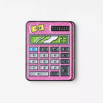 Значок эмалированный "Калькулятор"