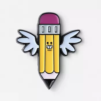 Значок эмалированный "Карандаш"