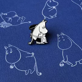 Значок эмалированный "Муми-тролли" Муми-мама