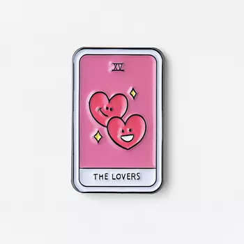 Значок эмалированный "Таро Любовники"