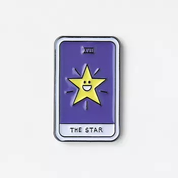 Значок эмалированный "Таро Звезда"