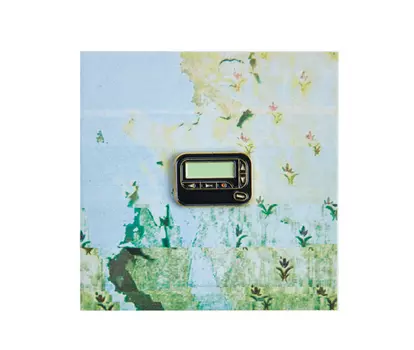 Значок металлический "Heart of Moscow" 90 Пейджер