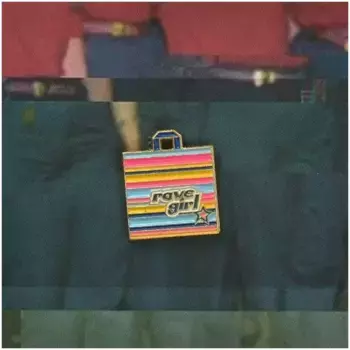 Значок металлический "Heart of Moscow" 90 Рейв герл