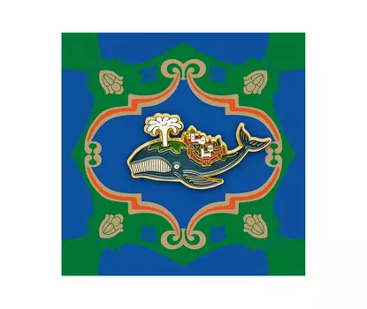 Значок металлический "Heart of Moscow" Чудо-Юдо