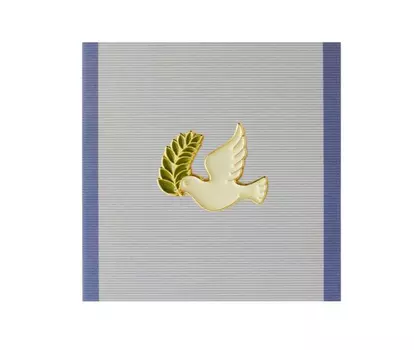 Значок металлический "Heart of Moscow" Голубь мира