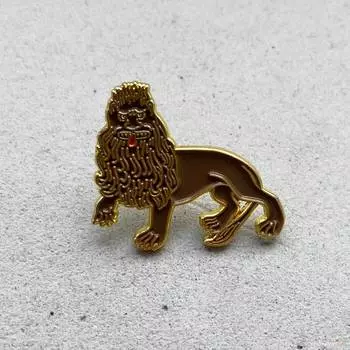 Значок металлический "Heart of Moscow" Лев средневековье