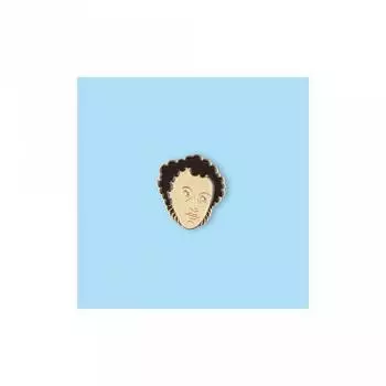 Значок металлический "Heart of Moscow" СПБ Пушкин