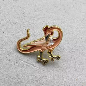 Значок металлический "Heart of Moscow" Василиск