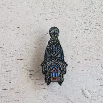 Значок металлический "Heart of Moscow" Я.Музей Дом Зингера