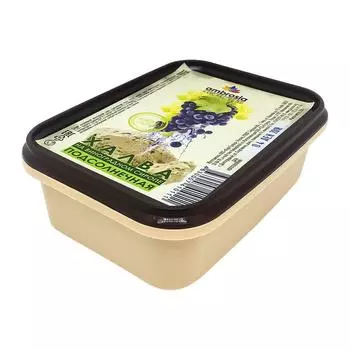 Халва подсолнечная на виноградном сиропе Ambrosia | Амброзия 250г