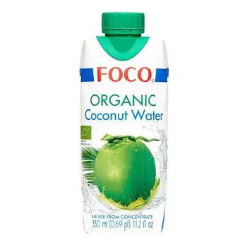 Вода кокосовая Фоко | Foco Organic Coconut water 330ml