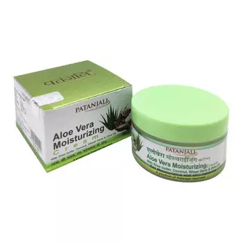 Крем для лица с алоэ, маслом Ши, оливой и зародышами пшеницы Патанджали | Patanjali (face cream) 50g