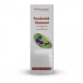 Мазь для снижения болевых ощущений в мышцах тела Пидантак (Peedantak) Patanjali | Патанджали 50г