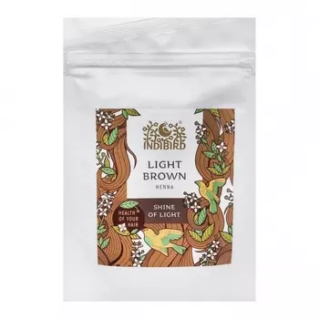 Натуральная хна для волос Светло-коричневая (henna) Indibird | Индибёрд 50г