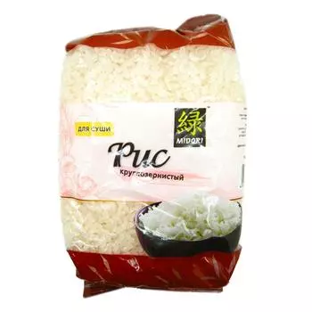 Рис для суши круглозерный (sushu rice) Midori | Мидори 450г