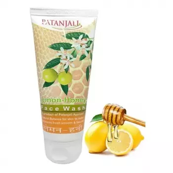Средство для умывания лица с Лимоном и мёдом (Face Wash Lemon Honey) Patanjali | Патанджали 60г