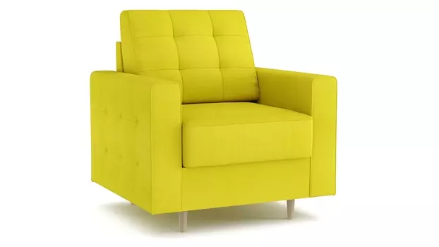 Amani Casanova Yellow с широкими подлокотниками
