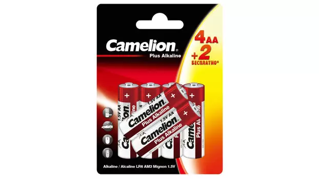 Батарейка щелочная 6 шт 4,2LR6-BP блистер