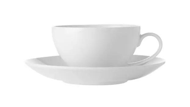 Чайная пара Белая коллекция 0,25 л