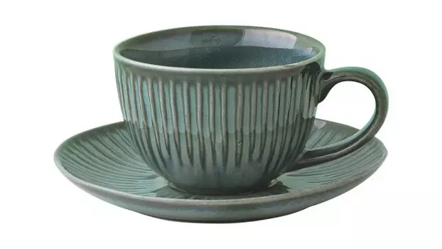Чайная пара Gallery, цвет зеленый