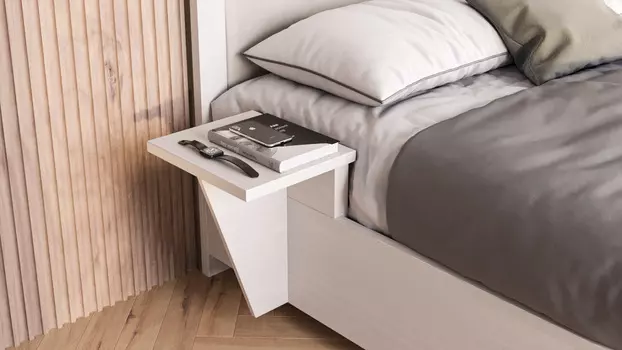 Стол прикроватный Combi, цвет Белый премиум