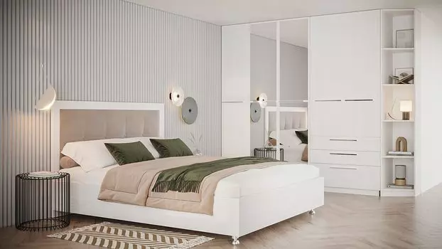 Cпальня Noble, цвет Белый премиум