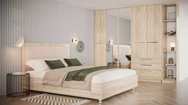 Cпальня Noble, цвет Дуб бардолино