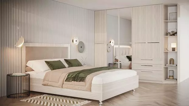 Cпальня Noble, цвет Ясень шимо