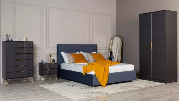 Cпальня Selenga, цвет Черный графит