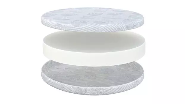 Детский круглый ортопедический матрас Happy Baby