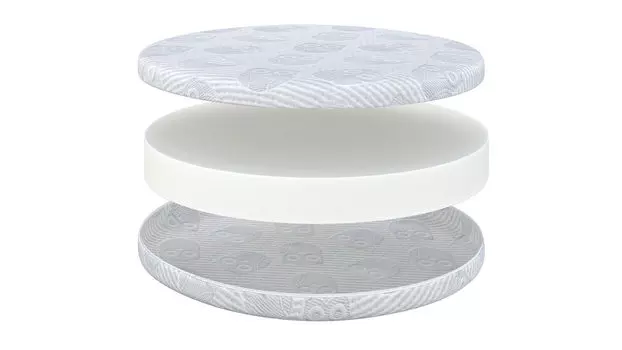 Детский круглый ортопедический матрас Happy Baby