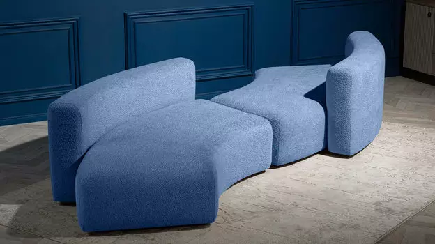 Диван модульный 2-секционный Molto 205 205, реверс