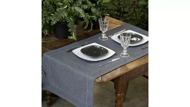 Дорожка сервировочная Askona Home Classic 50 140 темно-серый