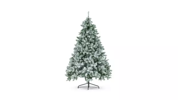 Ель искусственная с LED подсветкой Снежная 220 см