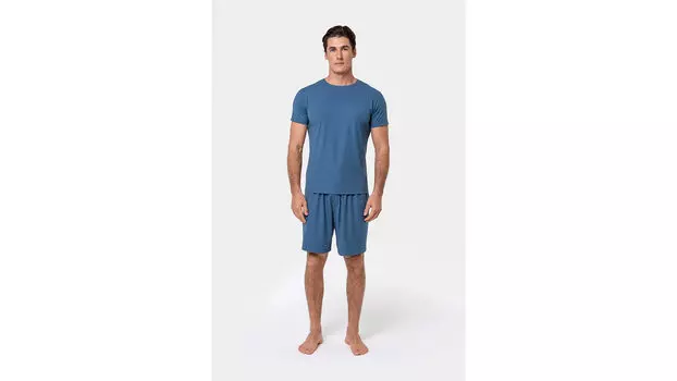 Футболка мужская Stay Perfect, цвет серо-синий