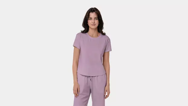 Футболка женская Stay Perfect, цвет розово-лавандовый