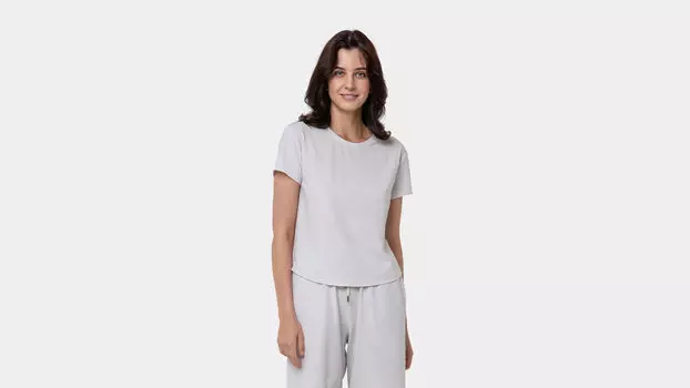 Футболка женская Stay Perfect, цвет жемчужно-серый