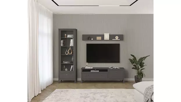 Гостиная Kasli, цвет Графит комбинация 2